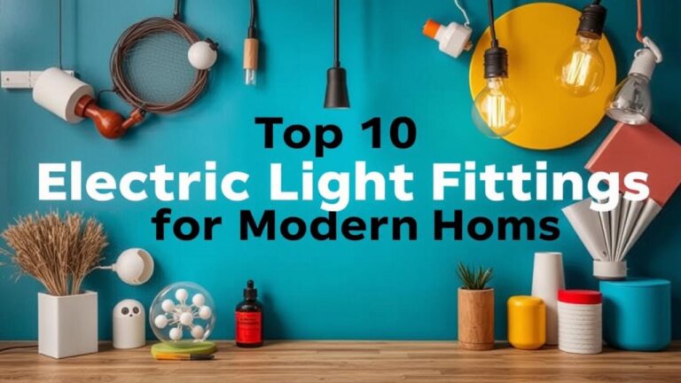 Top 10 Electric Light Fittings for Modern Homes