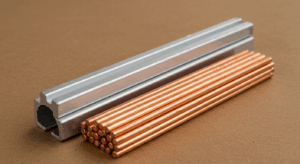 Aluminum Busbars vs. Copper. No Text. No Brand Name.